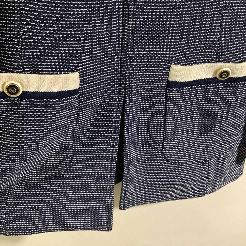 St. John By Marie Gray Santana Knit Blazer Skirt Set